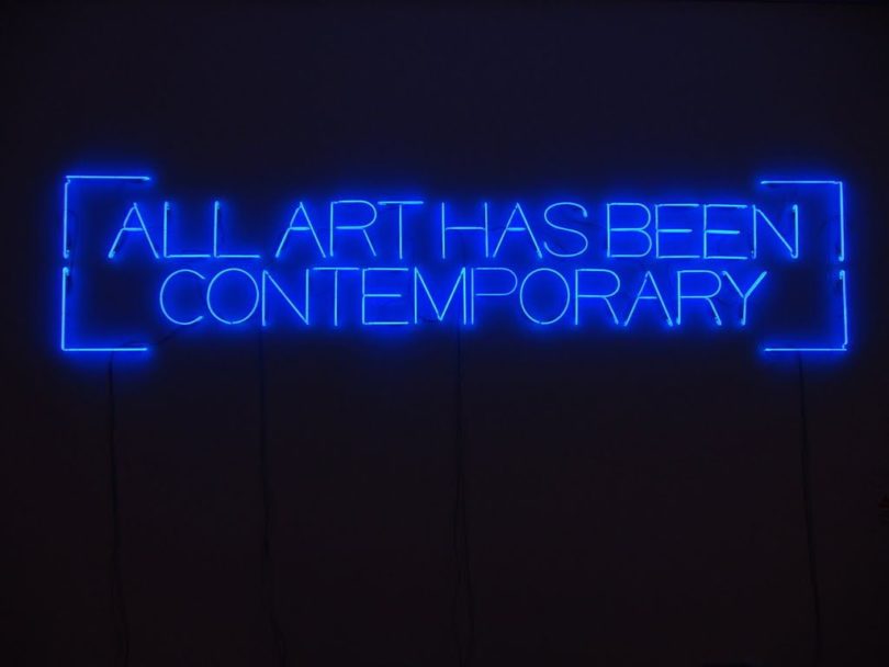 all art has been contemporary