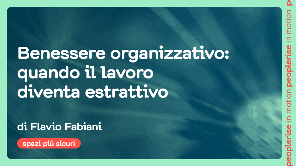 Benessere organizzativo